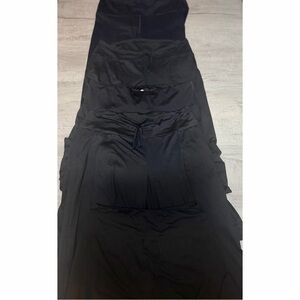 Pack of 5 Various Styles Black Shorts and Pants Women’s Plus